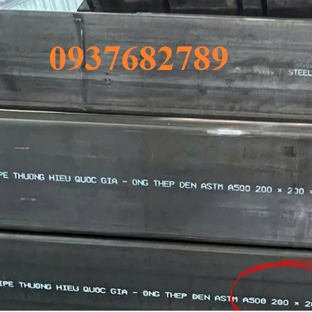 Thép hộp vuông 200x200x8 mác thép Q235B, Q355B, SS400
