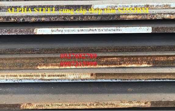 THÉP TẤM S355JR THEO TIÊU CHUẨN EN10025 THÉP TẤM S355JR THEO TIÊU CHUẨN EN10025