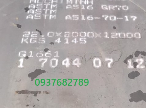 THÉP TẤM ASTM A516 GR70 THÉP TẤM ASTM A516 GR70