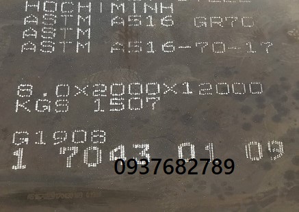 THÉP TẤM A516 THÉP TẤM A516