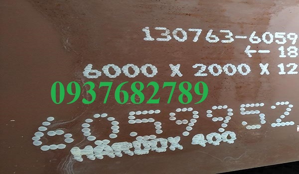 THÉP TẤM HARDOX 400 DÀY 12 x 1500 x 6000mm THÉP TẤM HARDOX 400 DÀY 12 x 1500 x 6000mm