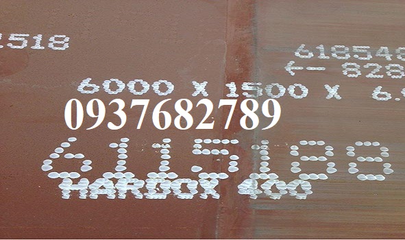 Thép tấm hardox 400 dày 6mm Thép tấm hardox 400 dày 6mm