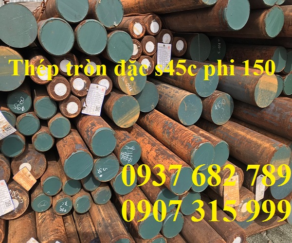 Thép tròn đặc s45c phi 150 Thép tròn đặc s45c phi 150