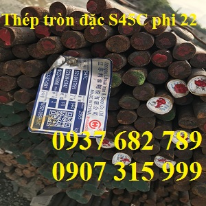 Thép tròn đặc S45C phi 22