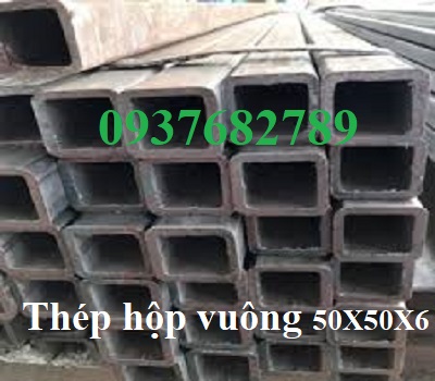 Thép hộp vuông 50x50 dày 6mm/6ly/6li Thép hộp vuông 50x50 dày 6mm/6ly/6li