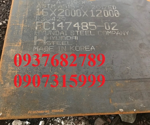 THÉP TẤM A515 DÀY 16MM THÉP TẤM A515 DÀY 16MM