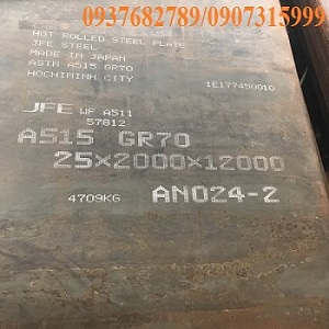 A515, A516 -THÔNG TIN GIÁ THÉP TẤM TÔN CHỊU NHIỆT