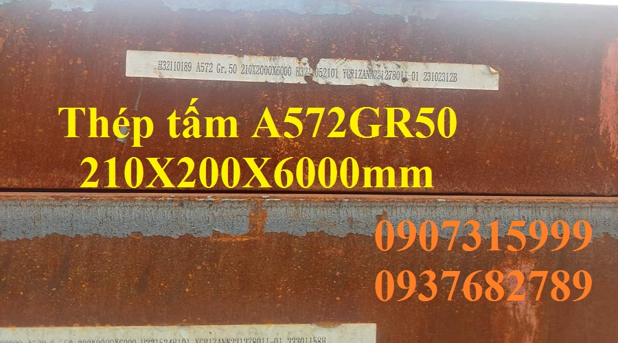 THÉP TẤM A572 DÀY 210MM THÉP TẤM A572 DÀY 210MM