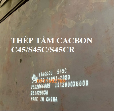 Thép kết cấu cacbon C45, còn gọi là thép S45C hoặc S45Cr Thép kết cấu cacbon C45, còn gọi là thép S45C hoặc S45Cr
