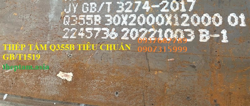 THÉP TẤM Q355B TRUNG QUỐC TIÊU CHUẨN GB/T1519 THÉP TẤM Q355B TRUNG QUỐC TIÊU CHUẨN GB/T1519