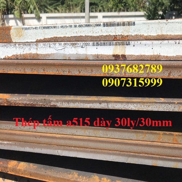 Thép tấm astm a515gr70 hàn quốc dày 30mm/30ly Thép tấm astm a515gr70 hàn quốc dày 30mm/30ly
