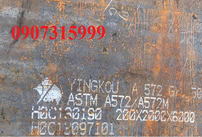 Thép tấm A572 năm 2021