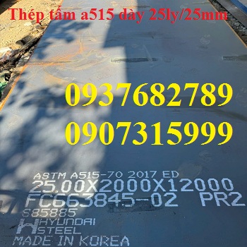 Thép tấm astm a515gr70 hàn quốc dày 25mm/25ly Thép tấm astm a515gr70 hàn quốc dày 25mm/25ly