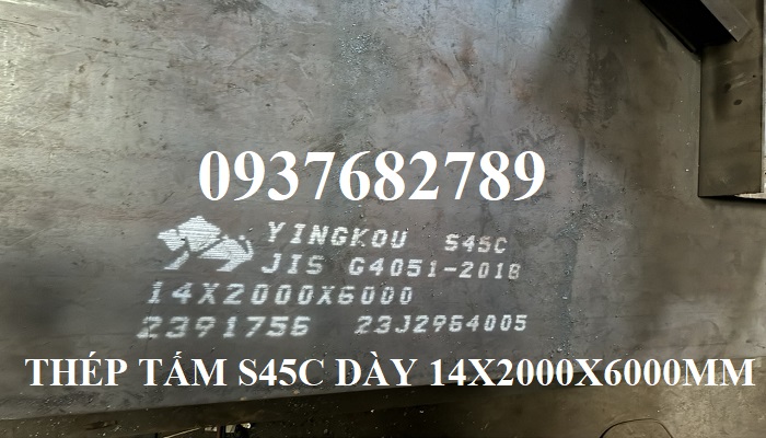THÉP TẤM S45C DÀY 14MM TRUNG QUỐC THÉP TẤM S45C DÀY 14MM TRUNG QUỐC