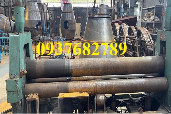 Gia công lốc ống tròn hàn đính sang phe từ thép tấm dày 75/80/85/90/95/100mm Gia công lốc ống tròn hàn đính sang phe từ thép tấm dày 75/80/85/90/95/100mm