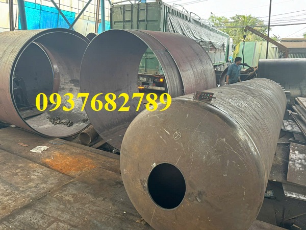 Gia công lốc ống tròn hàn đính sang phe từ thép tấm dày 20/22/24/25/26/28mm  Gia công lốc ống tròn hàn đính sang phe từ thép tấm dày 20/22/24/25/26/28mm