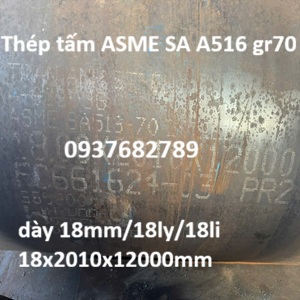  thép chịu nhiệt a515, a516 cao dùng chế tạo nồi hơi, lò hơi