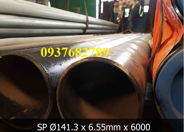 Thép ống đúc phi 141.3 dày 6.36mm, 6.55mm, 9.53mm, 12.70mm, 15.88mm, 19.05mm Thép ống đúc phi 141.3 dày 6.36mm, 6.55mm, 9.53mm, 12.70mm, 15.88mm, 19.05mm