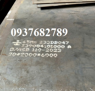 THÉP TẤM 65MN DÀY 20MM THÉP TẤM 65MN DÀY 20MM