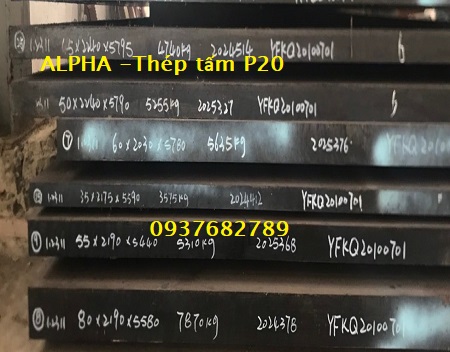 THÉP TẤM P20 THÉP TẤM P20