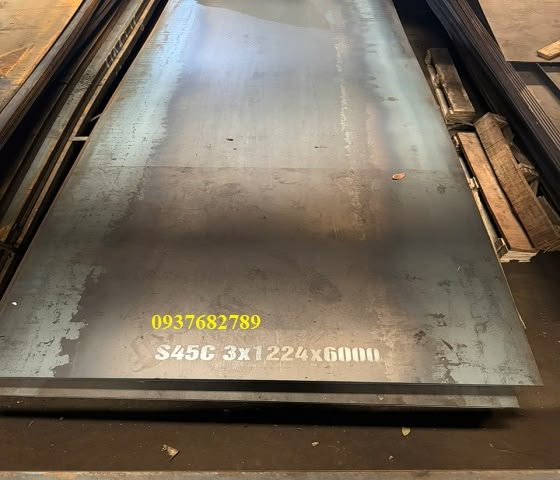 Giá thép tấm S45C dày 3mmx1500mmx6000mm Giá thép tấm S45C dày 3mmx1500mmx6000mm