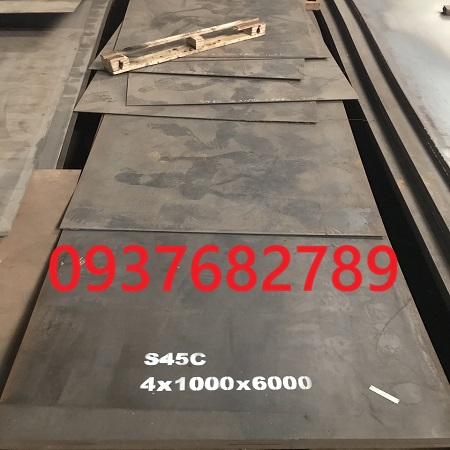 Giá thép tấm S45C dày 4mmx1224mmx2440mm hàng sẵn tại kho TP.HCM Giá thép tấm S45C dày 4mmx1224mmx2440mm hàng sẵn tại kho TP.HCM