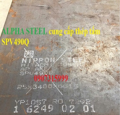 Thép Tấm SPV490Q/ Thép Tấm SPV490 Thép Tấm SPV490Q/ Thép Tấm SPV490