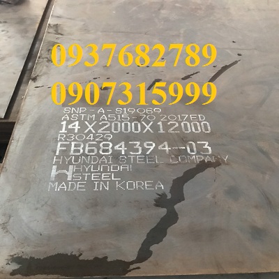 Thép tấm a515 dày 14ly khổ: 14000x2000x12000mm Thép tấm a515 dày 14ly khổ: 14000x2000x12000mm