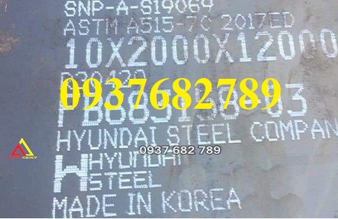 Thép Tấm ASTM A515 Gr70 Dày 10mm Thép Tấm ASTM A515 Gr70 Dày 10mm