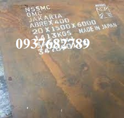 Thép tấm chịu mài mòn ABREX400 Thép tấm chịu mài mòn ABREX400