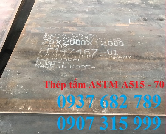 THÉP TẤM CHỊU NHIỆT A515-70 Trên 1000 Độ C THÉP TẤM CHỊU NHIỆT A515-70 Trên 1000 Độ C