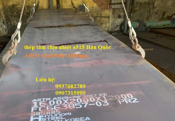 thép tấm chịu nhiệt a515 Hàn Quốc thép tấm chịu nhiệt a515 Hàn Quốc