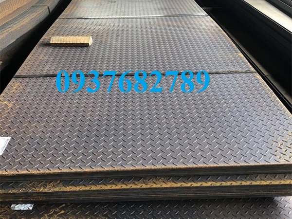 Giá thép tấm gân chống trượt dày 2mm 3mm 4mm 5mm 6mm 8mm 10mm 12mm Giá thép tấm gân chống trượt dày 2mm 3mm 4mm 5mm 6mm 8mm 10mm 12mm