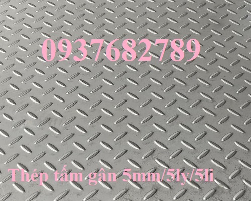 Thép tấm gân dày 5mm/ 5ly/ 5li Thép tấm gân dày 5mm/ 5ly/ 5li
