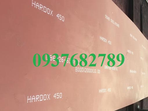 Thép tấm hardox 450 dày 14mm Thép tấm hardox 450 dày 14mm