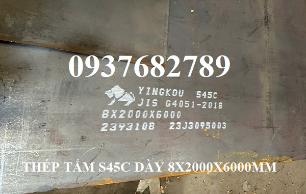 THÉP TẤM S45C DÀY 8MM TRUNG QUỐC THÉP TẤM S45C DÀY 8MM TRUNG QUỐC
