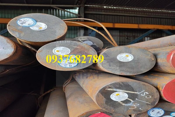 Thép tròn đặc S50C phi 100, phi 105, phi 110 	Thép tròn đặc S50C phi 100, phi 105, phi 110