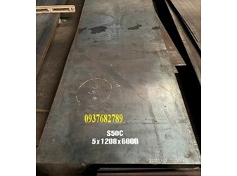 Thép tấm S50C dày 5mm/5ly/5li